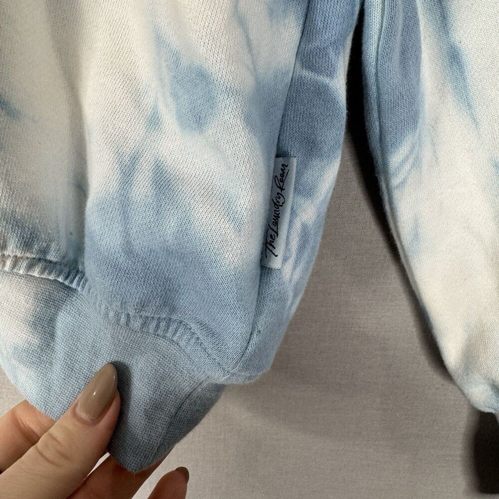 The Laundry Room Womens Sweatshirt Medium White Tie Dye Loose Fit Lounge Comfy - Picture 4 of 12